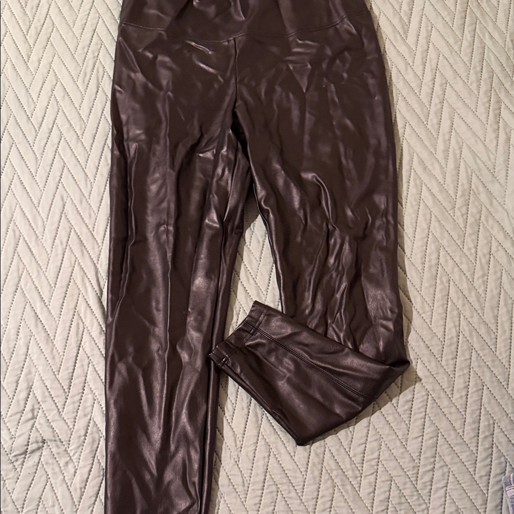SHEIN Brown Straight Leg Pants